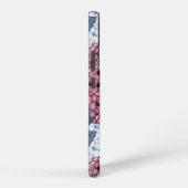 Lila in roze en blauw samsung galaxy hoesje (Rechterkant)