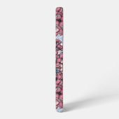 Lila in roze en blauw samsung galaxy hoesje (Linkerkant)