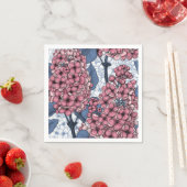 Lila in roze en blauw servet (Insitu)