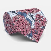 Lila in roze en blauw stropdas (Opgerold)