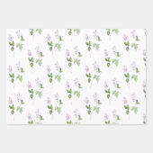 Lila Inpakpapier Plat Vellen Set van 3 (Voorkant 3)