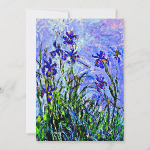 Lila Irises van Claude Monet, Kaart
