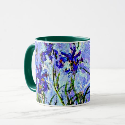 Lila irissen door Claude Monet Mok (Voorkant links)