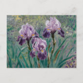 Lila Irissen, Iris Mauves, Claude Monet Briefkaart (Voorkant)