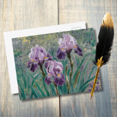 Lila Irissen, Iris Mauves, Claude Monet Briefkaart