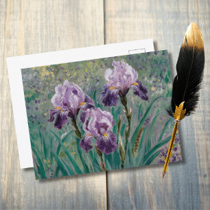 Lila Irissen, Iris Mauves, Claude Monet Briefkaart