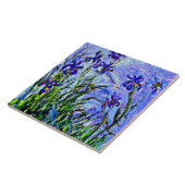 Lila Irist fijne kunst door Claude Monet, Tegeltje (Zijkant)