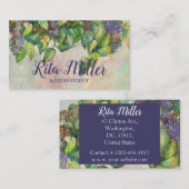 Lila is violet veer visitekaartje (Voorkant / Achterkant)