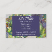 Lila is violet veer visitekaartje (Achterkant)