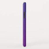 Lila kat op Paars Case-Mate iPhone Case (Achterkant/rechts)