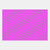 Lila kattenpatroon inpakpapier vel (Voorkant 3)