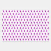 Lila kattenpatroon inpakpapier vel (Voorkant 2)