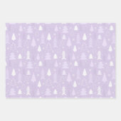 Lila kerstbomen met kerstinpakken voor vellen papi (Voorkant 2)