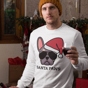 Lila kersttan French Bulldog Sweatshirt