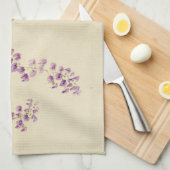 Lila keukenhanddoek voor Sparrow (Quarter Fold)