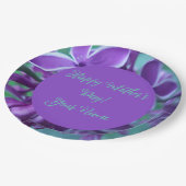 Lila kleurverscheidenheid papieren bordje (Gekanteld)