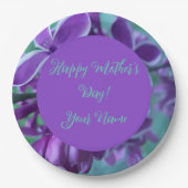 Lila kleurverscheidenheid papieren bordje (Voorkant)