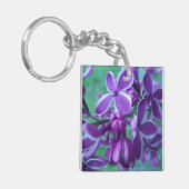 Lila kleurverscheidenheid sleutelhanger (Voorkant Links)