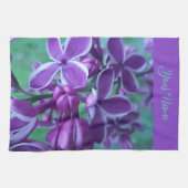 Lila kleurverscheidenheid theedoek (Horizontaal)