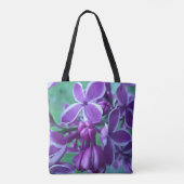 Lila kleurverscheidenheid tote bag (Achterkant)