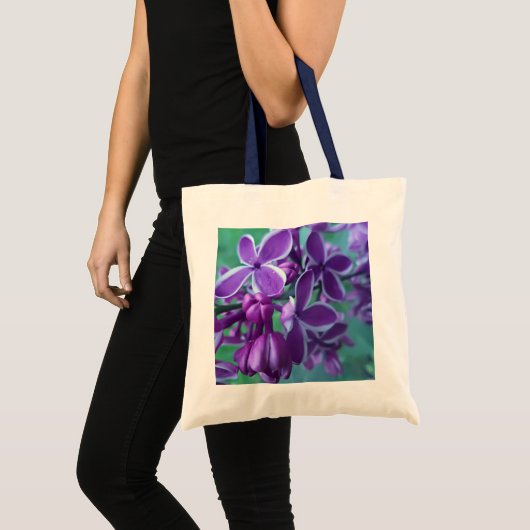 Lila kleurverscheidenheid tote bag (Voorkant (product))
