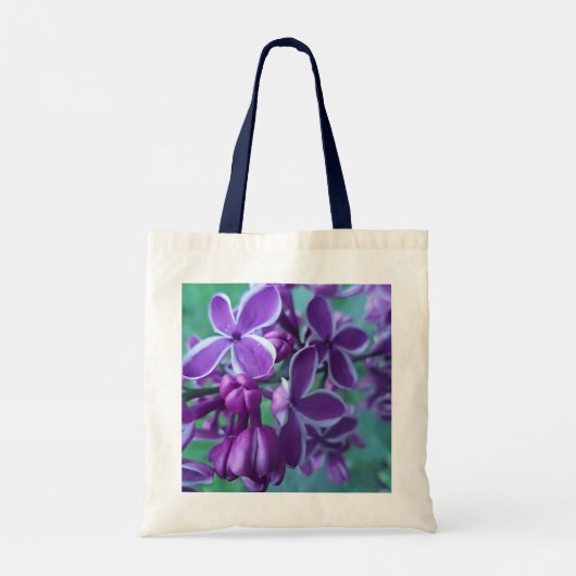 Lila kleurverscheidenheid tote bag (Achterkant)