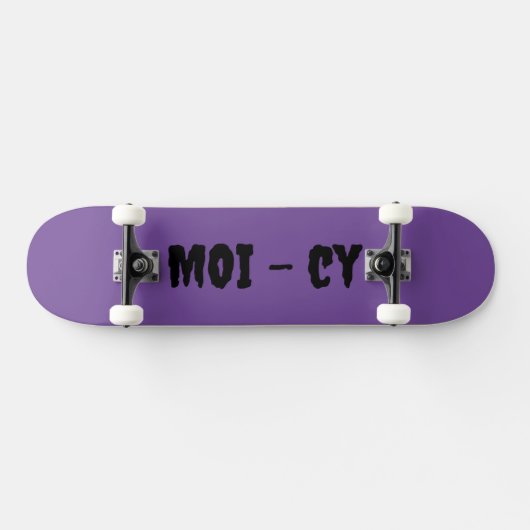 lila Komplettboard MOI - cy Persoonlijk Skateboard (Horizontaal)