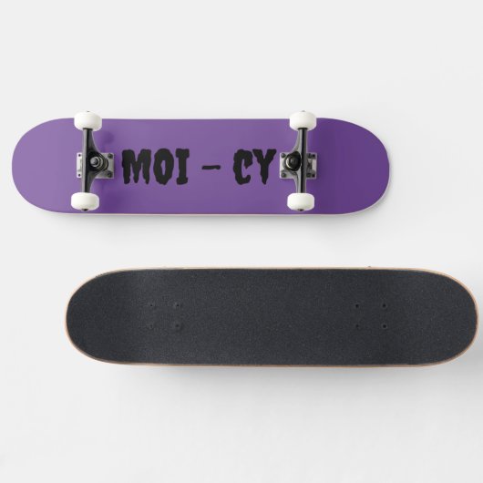 lila Komplettboard MOI - cy Persoonlijk Skateboard (Horizontaal)
