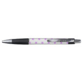 Lila kruisstiften op wit pen (Achterkant)