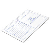 Lila kweekdecoratieve notitieblokken (Schuin)