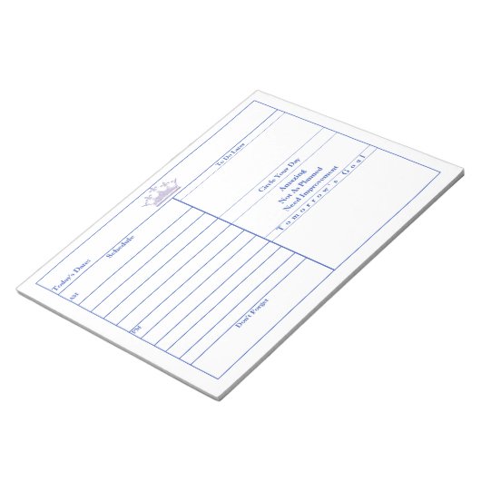 Lila kweekdecoratieve notitieblokken (Schuin)