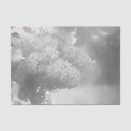 Lila landontwerp voor zwart-wit en wit kunstontwer tissuepapier