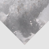 Lila landontwerp voor zwart-wit en wit kunstontwer tissuepapier (Detail)