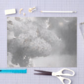 Lila landontwerp voor zwart-wit en wit kunstontwer tissuepapier (Craft)