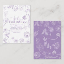  Lila Lavendel Bloemen Boeken voor Baby