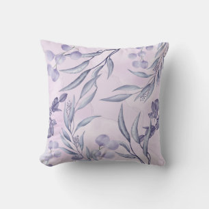 Lila Lavender Floral Kussen