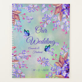 Lila lavender Flower Wedding Planner