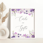 Lila lavender Kaarten en cadeautjes Poster