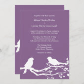  Lila lentepatroon Kaart (Voorkant / Achterkant)