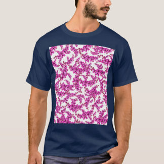 Lila lentesbloem t-shirt