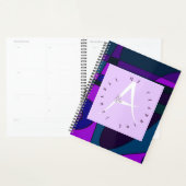 Lila letter A Indigo Surf Planner (Display)