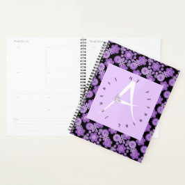 Lila letter A Planner