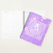 Lila letter A weide Planner (Display)