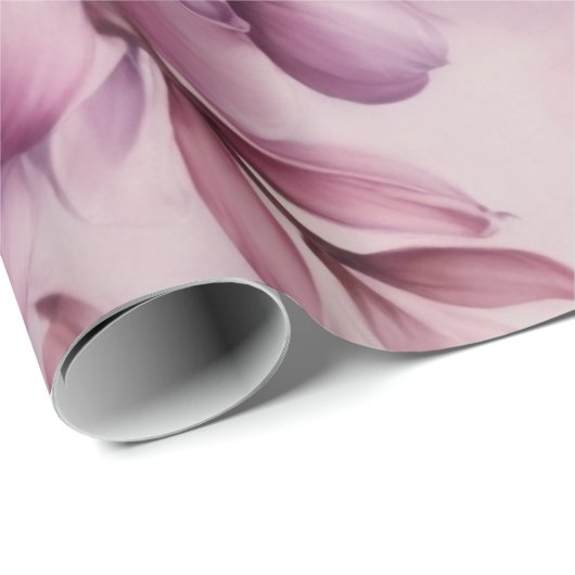 Lila Lullaby: De zachte Waterverf van de winter Wo Cadeaupapier (Rol Hoek)