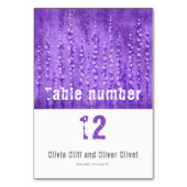 Lila Lupines bruiloft Kaart (Voorkant)