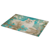 Lila Lynx Point Siamese portretkunst Snijplank (Hoek)