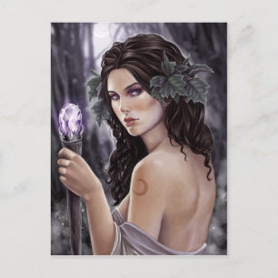 Lila Magisch Briefkaart