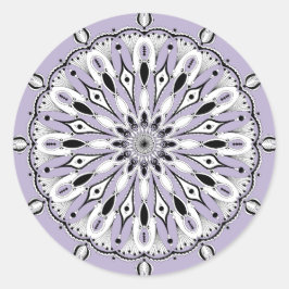 Lila Mandala (Design 2) Stickers