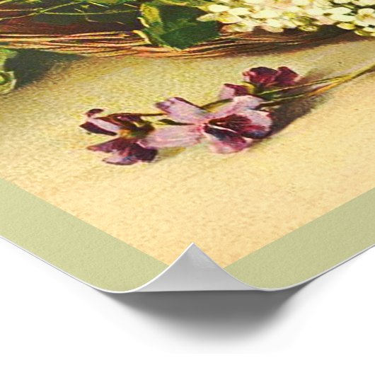 Lila mandje van Catherine Klein Print (Hoek)