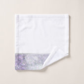 LILA MARBLE SILVER BATHROOM TOWEL SET BAD HANDDOEK (Wasdoekje)
